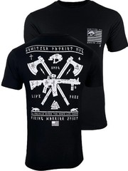 Howitzer Style Men’s T-Shirt Viking Warrior Military Grunt MFG
