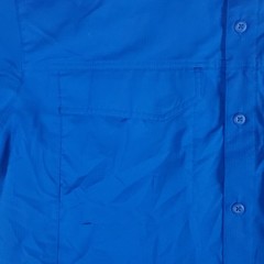 Columbia Silver Ridge Shirt Mens Large L Blue Long Sleeve Fishing Hiking UPF