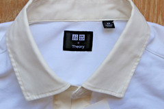 Uniqlo X Theory Men’s Cleric Dry Pique Short Sleeve Polo Shirt White RARE NEW XS