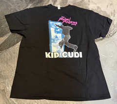 ALPHA Mens Kid Cudi Rebel Ragers Tour Graphic Tee Cotton Crewneck Black XL