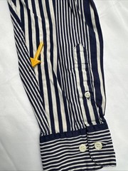 Vintage 90’s Size MEDIUM Men’s GAP Button Up Shirt Blue White *see description*