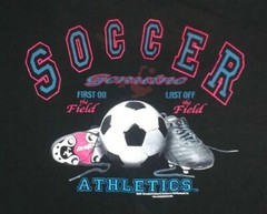 vintage Soccer Ball t-shirt First On Last Off World Cup MLS football
