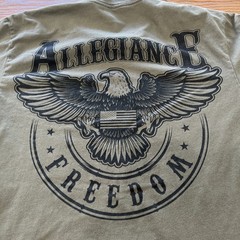 Used Allegiance Clothing Mens medium t-shirt Eagle Freedom shirt