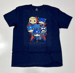 Funko POP-TEES Captain America 80th Collector Corp – T-Shirt Size 2XL