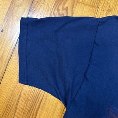 Vintage 90s Fruit Of The Loom T Shirt Mens L Blue Cape May NJ Sailboat Sunset