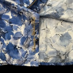 Robert Graham Lake Sevan Limited Edition 100% Silk Blue Floral Shirt Size 3XL