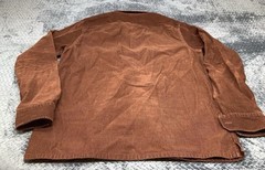 Billabong Corduroy Shirt Core Fit Brown Large **See Description**