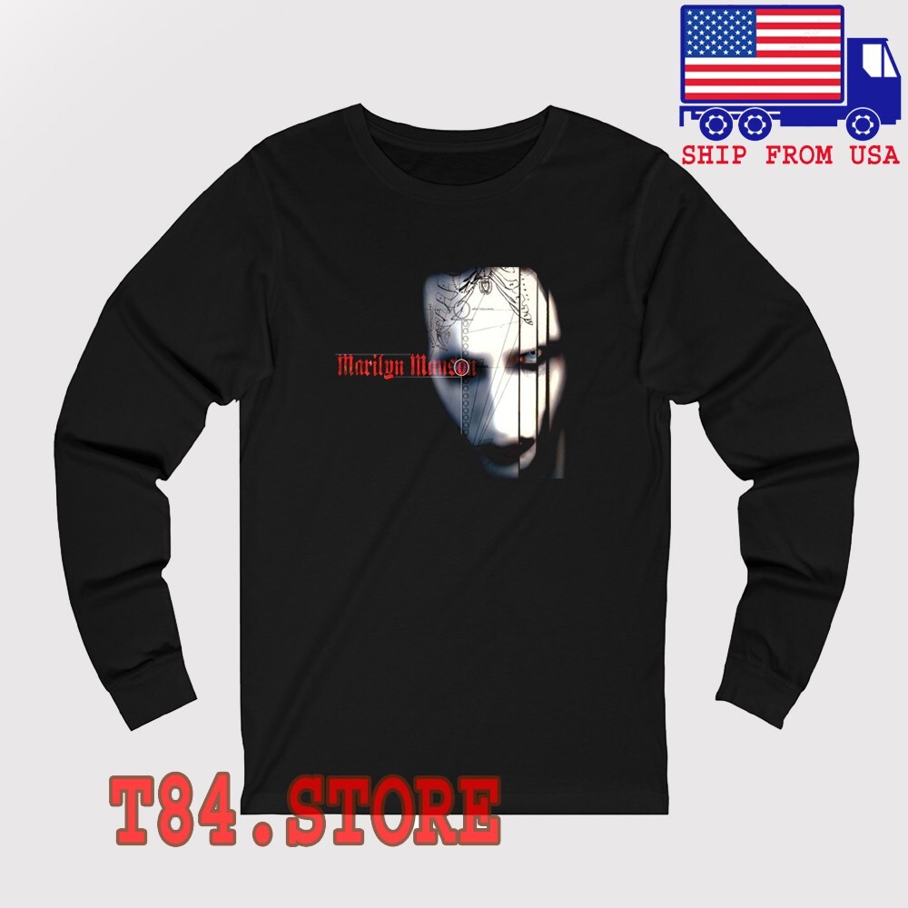 Marilyn Manson Men’s Black Size S to 3XL