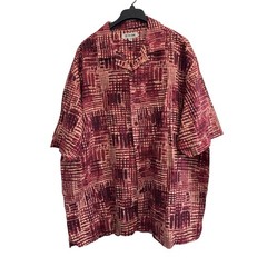 Stacy Adams Linen Blend Button Up Short Sleeve Shirt Men’s 5X Beach Vacation