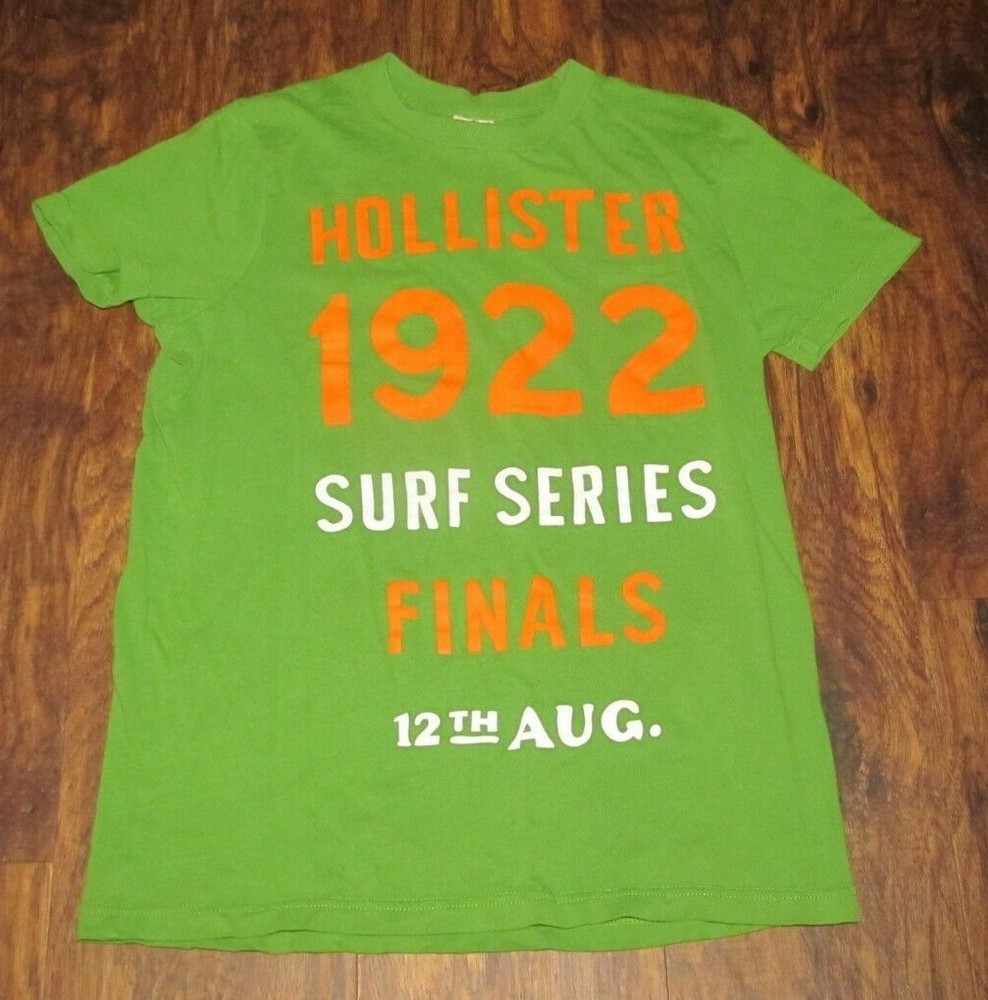 Hollister 1922 Men’s Graphic T-shirt Size Small S Beach Surf Series Finals Aug.