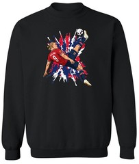 Erling Haaland Spray Paint Norway Crewneck Crew Sweatshirt T-Shirt Adult Large