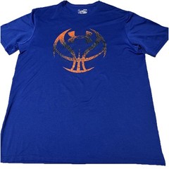 Dahui Blue Performance T-Shirt XL 88/12 Poly Spandex HeatGear Athletic Top
