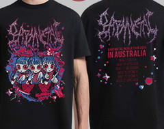 Babymetal World Tour In Australia 2026 Merch 2 side T-Shirt VK09925