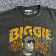The Notorious B.I.G. T-Shirt Mens Size 1X Black Biggie Smalls Graphic Rap Tee