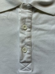 Ferrari Scuderia Ferrari Men’s L White Cotton Polo Embroidered Logo