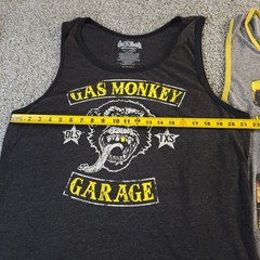 Suns Out Guns Out, Gas Monkey Garage Mens L Funny Graphic Novelty Tank Top