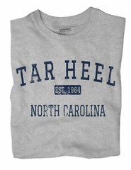 Tar Heel North Carolina NC T-Shirt EST