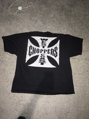 West Coast Choppers Tee Shitt Short Sleeve Black And White