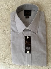 Jos. A. Bank Men’s Tailored Fit Shirt Size 16 -34 Dk Gray *NWT*