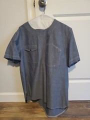 Mostly Heard Rarely Seen Blue Pocket T-Shirt Size xl
