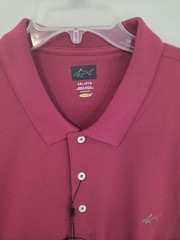 Greg Norman Men’s 4XL Classic Pique Polo in Garnet Red NWT $49.50
