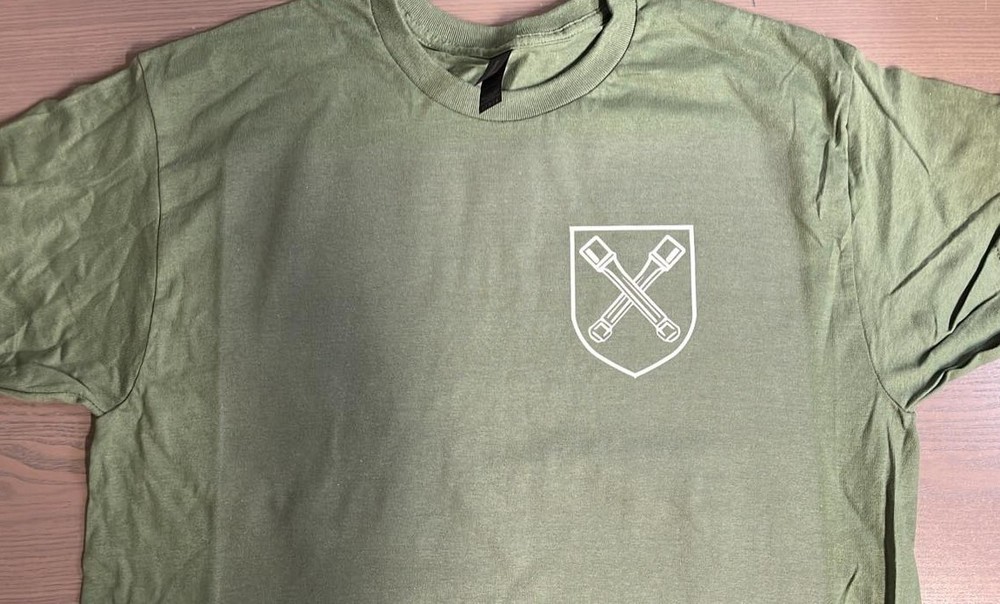 CROSSED GRENADES WWII WW2 German ELITE DIRLEWANGER Division Military T shirt