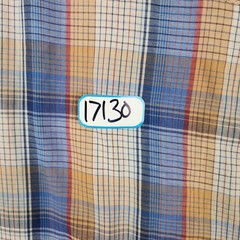 Vintage Round Up Shirt Mens Large Multicolor Plaid Western Pearl Snap 60s 70s