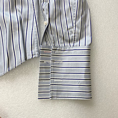 Thomas Pink Slim Fit Prestige Men’s Button-Up Shirt Size 16 Multi-Stripped