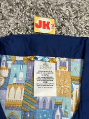 NEW Walt Disney World Shirt Adult Medium Blue 50th Anniversary Mickey Button Up