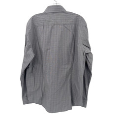 ROBERT GRAHAM Men’s 42/16.5 Gray Plaid Long-Sleeve Button-Up Dress Shirt Stretch
