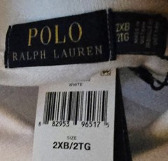 NWT Polo Ralph Lauren Men 2XB White Equestrian Horse Embroidered Big Tall Shirt