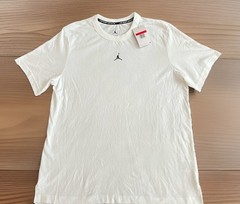NWT NIKE AIR JORDAN MEN’S JUMPMAN LOGO SHORT SLEEVE T-SHIRT WHITE L