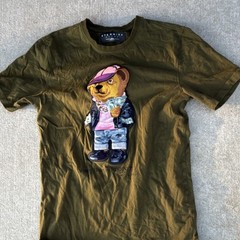 Eternity Money Bear Olive Green Men’s T-Shirt M