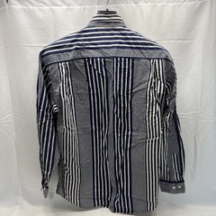 Vintage 90’s Size MEDIUM Men’s GAP Button Up Shirt Blue White *see description*