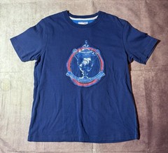 Wimbledon Authentic T-Shirt Medium Blue Tennis Championships Sports Crew Neck