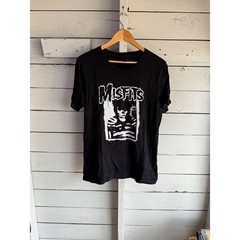 Misfits Band T-Shirt Mens Black Short Sleeve modern Skull Graphic Punk Rock
