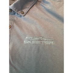 Skeeter Boats Fishing Polo Shirt Mens XL Mercer Mettle Cotton Spandex Stretch