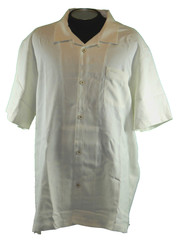 Men’s Tommy Bahama Shirt Textured Breezy Button Front Tag XXL Short Sleeve