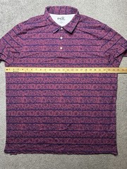 Reyn Spooner Shirt Mens 2XL Hawthorne Hawaiian Short Sleeve Polo GOLF