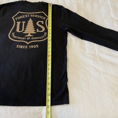 Filson US Forest Service Ltd Edition LS Tee – Mint – Mens XS – Faded Black – USA