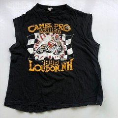 Camel Pro 1986 Series Louden NH Laconia Weirs Beach Motorcycle Racing T Shirt L