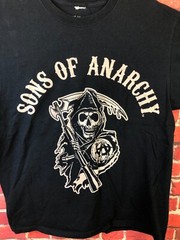 RARE Vintage – ORIGINAL SONS OF ANARCHY Road Gear Drama TV Black T-SHIRT Size L