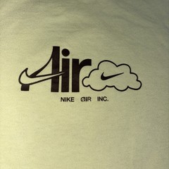 NIKE NSW Air Max Walk on Air SS Tee MEN’S T-SHIRT Lt. Yellow w/ Brown Graphic XL