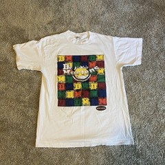 Vintage 90s Doc Martin Logo T Shirt Rainbow Graphic Men’s Large USA Made