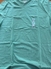 Old Navy Men Cotton T-Shirt Green Size Medium