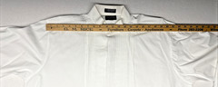 Christian Dior Monsieur Men’s 16.5 35 White Tuxedo Shirt Pleated Formal USA