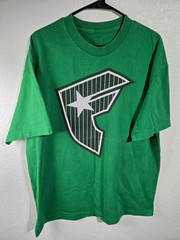 Vintage Famous Stars and Straps T-Shirt Mens Size XL Green Punk Skate Y2K VTG