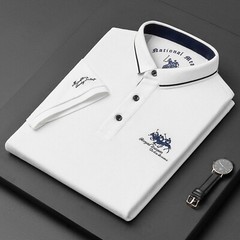 Stylish Men’s Polo Tee with Embroidery – Casual and Comfortable