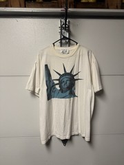 Vintage 90’s Statue Of Liberty Pop Art Style Tee Size XL