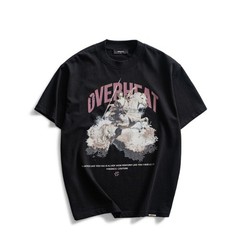 Overheat Horse Rider Vintage Streetwear Graphic Tee